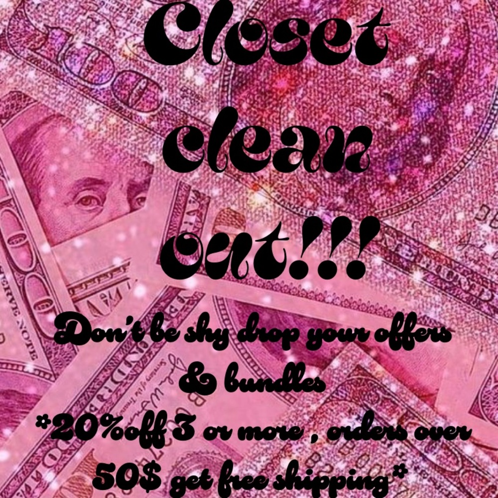CLOSET CLEAN OUT COME SHOP!!🎀